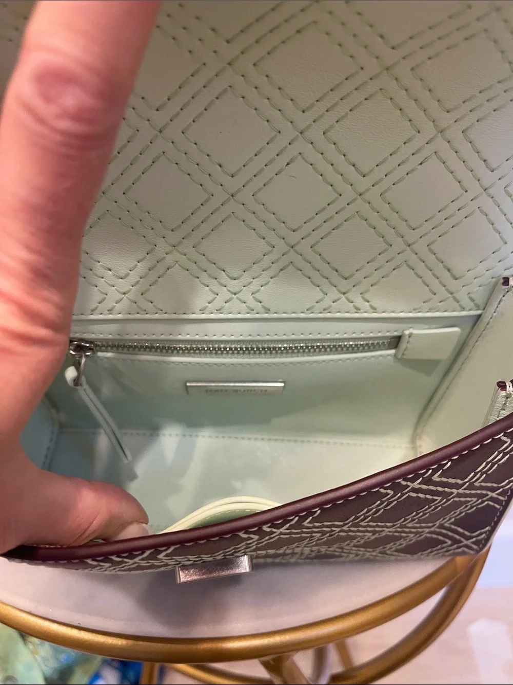NWOT Tory Burch Quilted Fleming Shoulder Bag